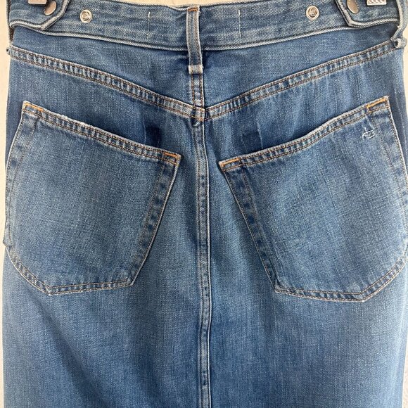 Rag & Bone High Rise Denim Skirt - Picture 7 of 10